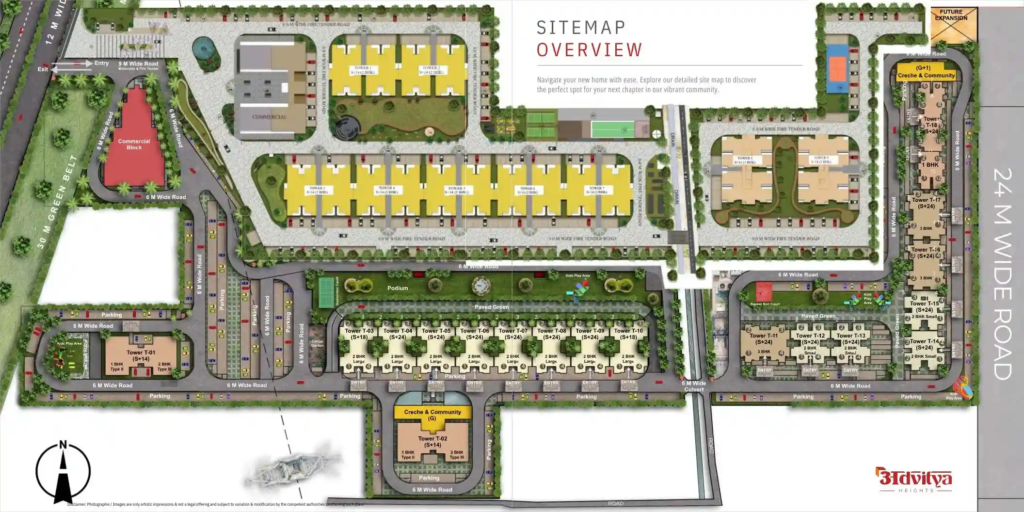 Advitya-Heights-Phase-2-Faridabad-Site-Plan