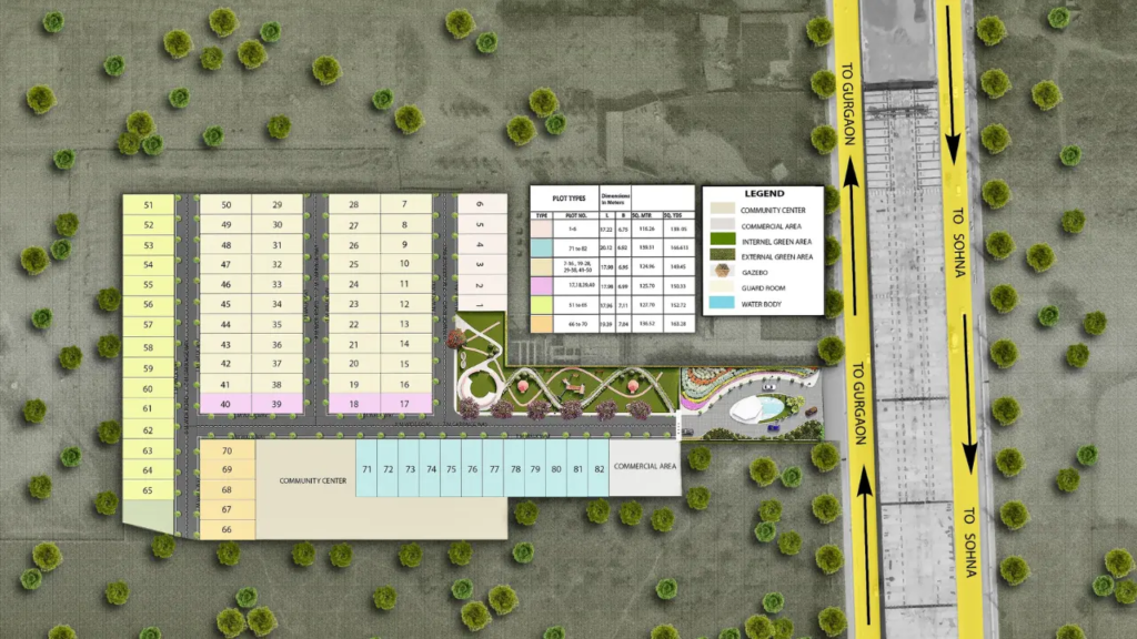 Trehan-luxury-floors-sector-35-site-plan